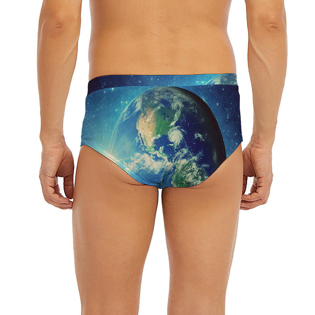 Earth And Space Print Men's Briefs