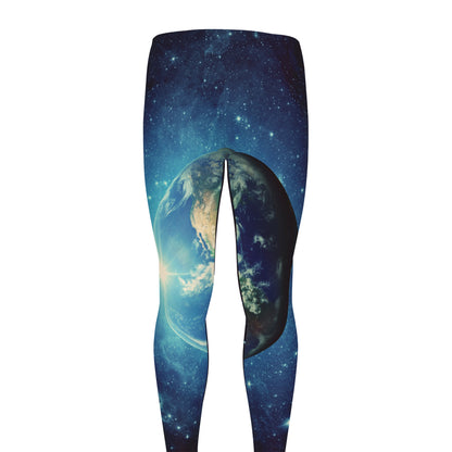 Earth And Space Print Men's leggings