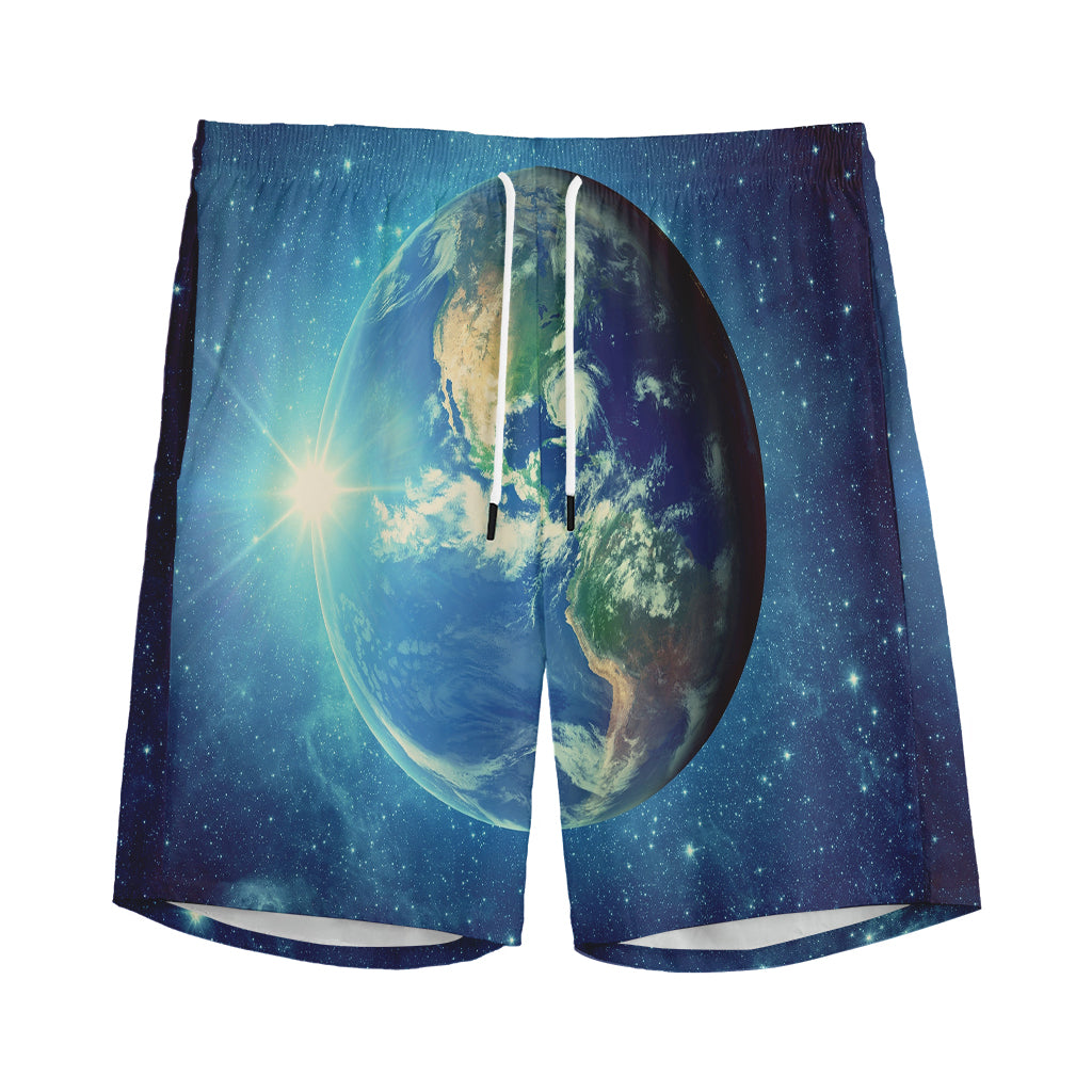 Earth And Space Print Men's Sports Shorts