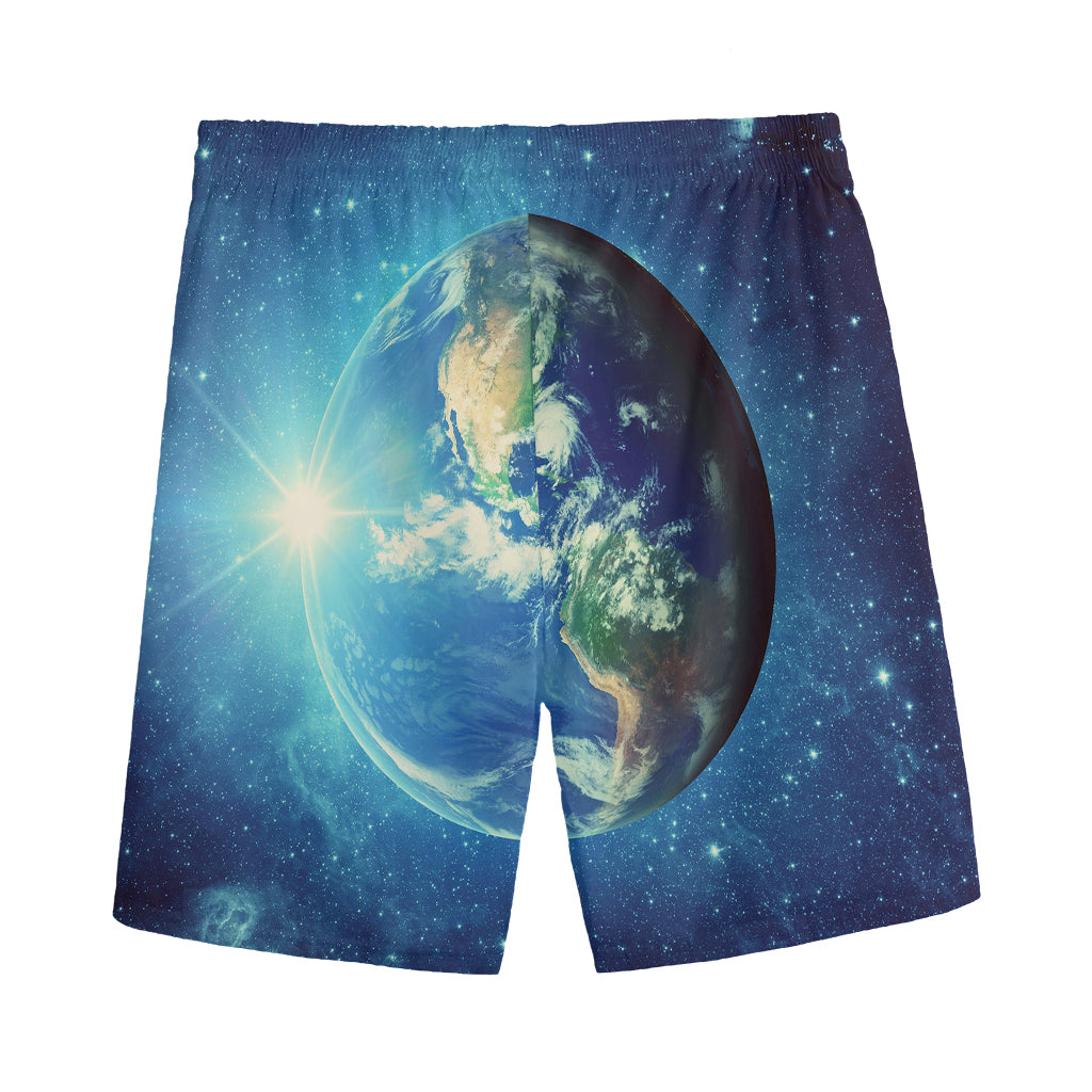Earth And Space Print Men's Sports Shorts
