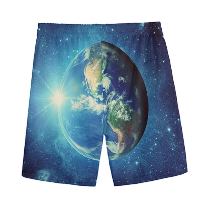 Earth And Space Print Men's Sports Shorts