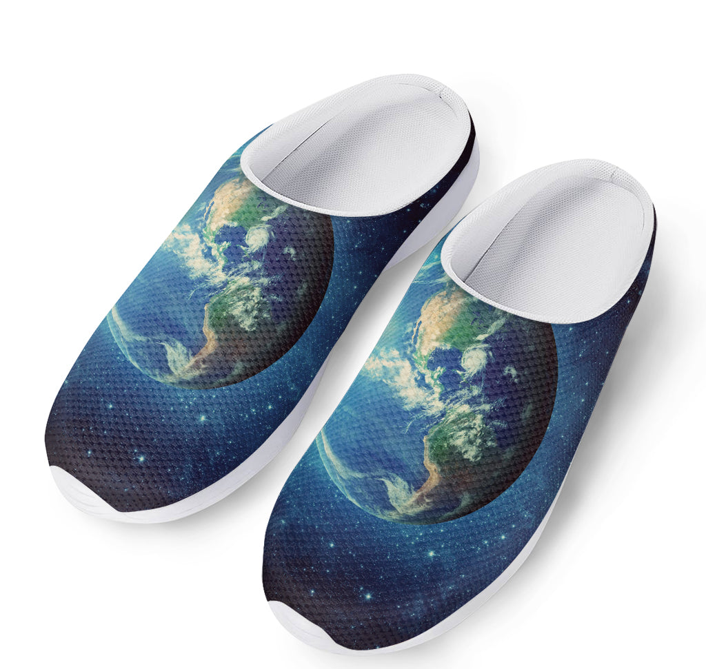 Earth And Space Print Mesh Casual Shoes