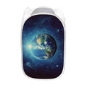 Earth And Space Print Mesh Laundry Hamper