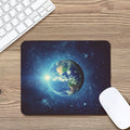 Earth And Space Print Mouse Pad