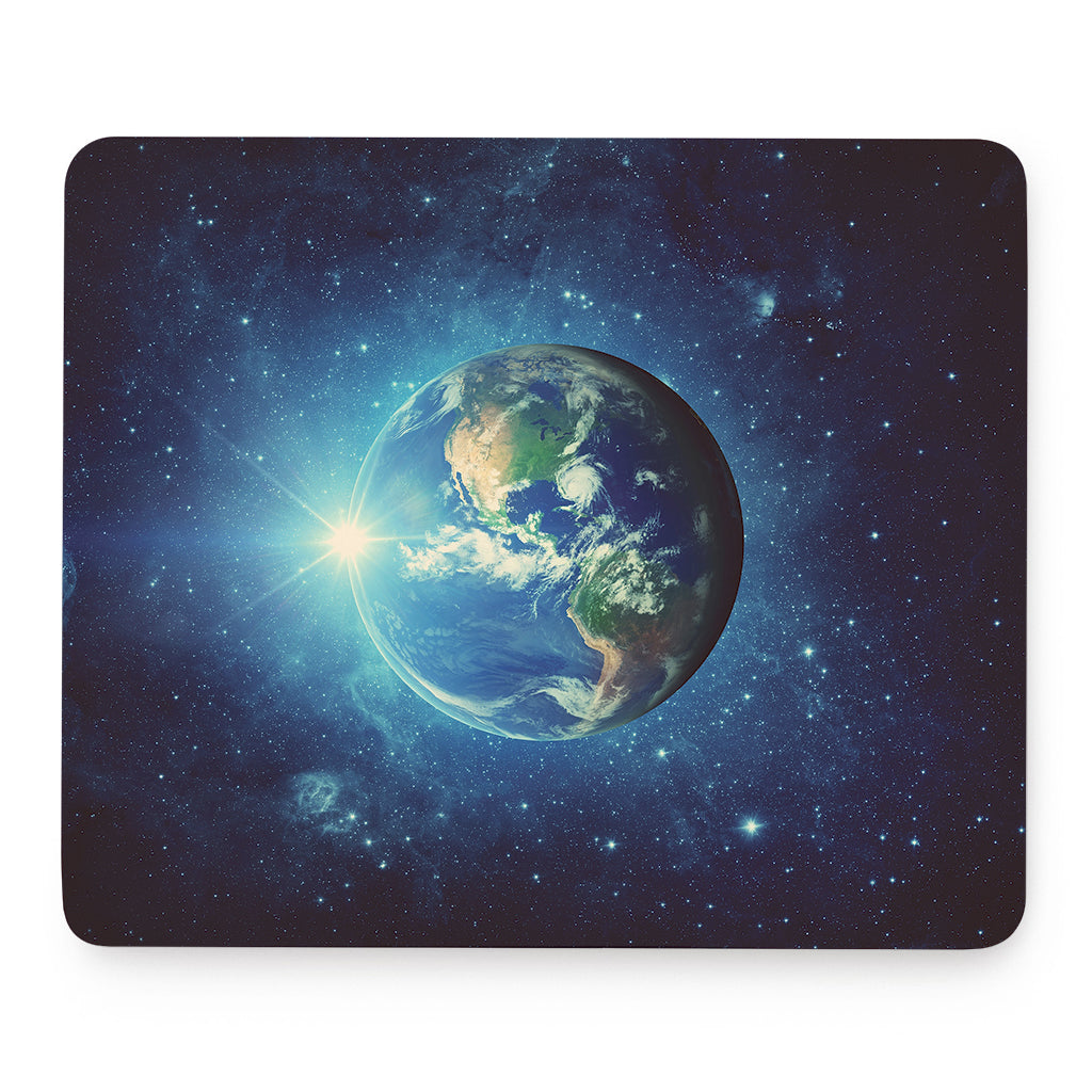 Earth And Space Print Mouse Pad