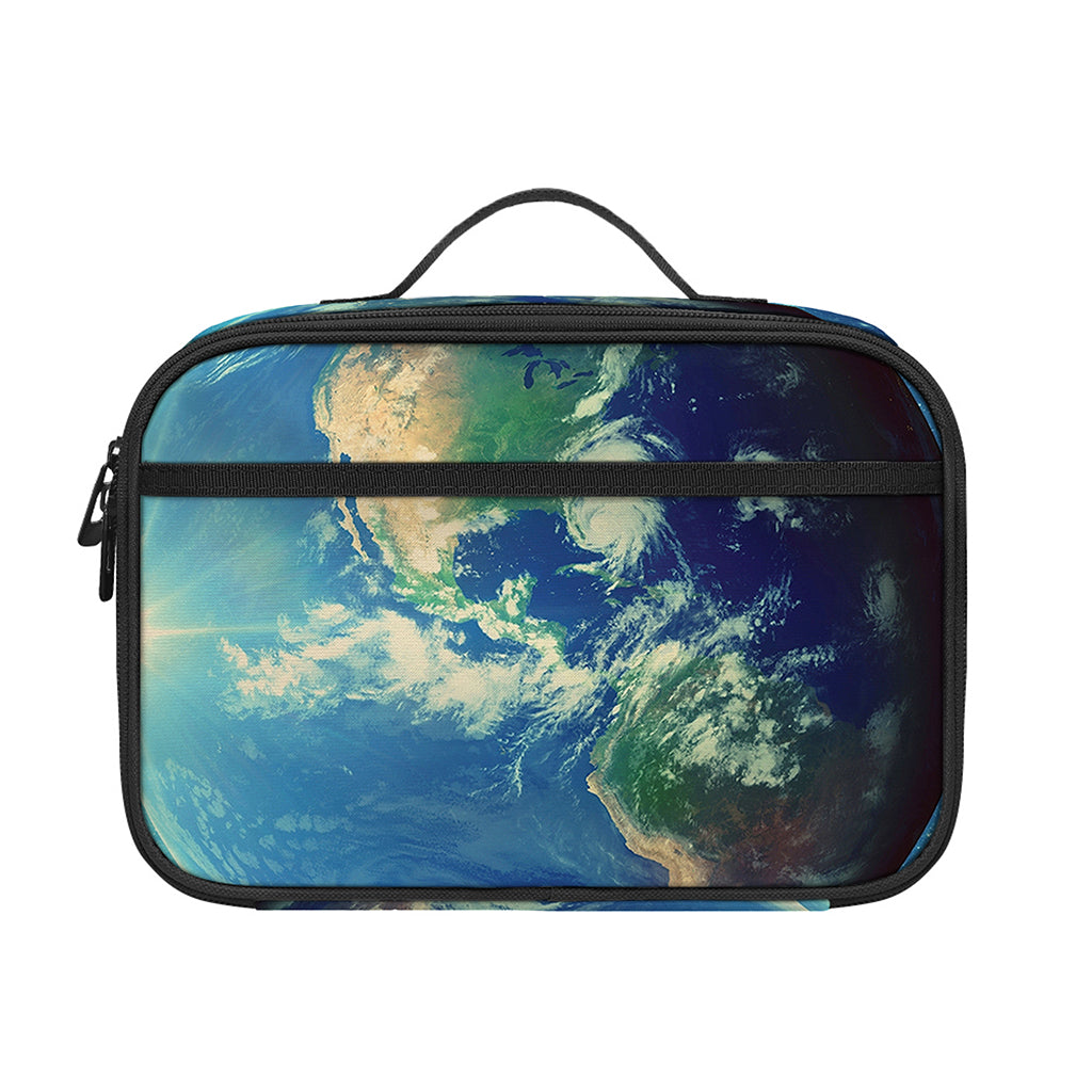 Earth And Space Print Portable Lunch Bag