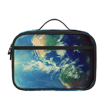 Earth And Space Print Portable Lunch Bag