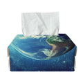 Earth And Space Print Rectangle Tissue Box Cover