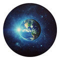 Earth And Space Print Round Blanket