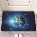 Earth And Space Print Rubber Doormat