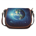Earth And Space Print Saddle Bag