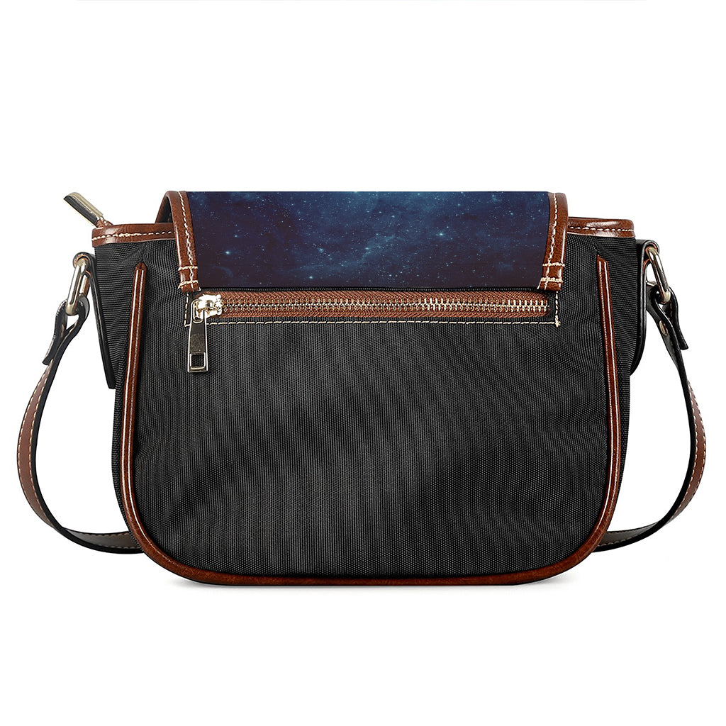Earth And Space Print Saddle Bag