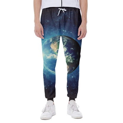 Earth And Space Print Scuba Joggers
