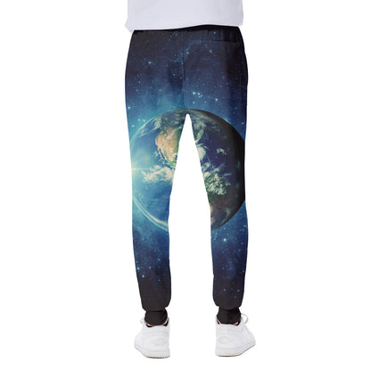 Earth And Space Print Scuba Joggers