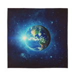 Earth And Space Print Silk Bandana