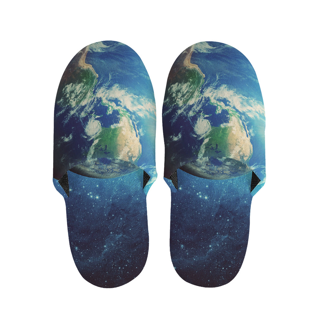 Earth And Space Print Slippers