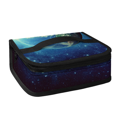 Earth And Space Print Small Lunch Bag