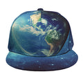 Earth And Space Print Snapback Cap