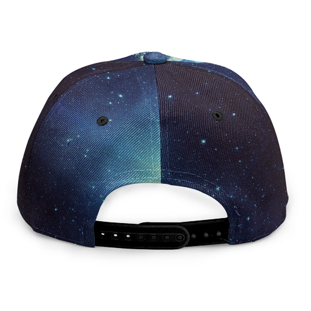 Earth And Space Print Snapback Cap