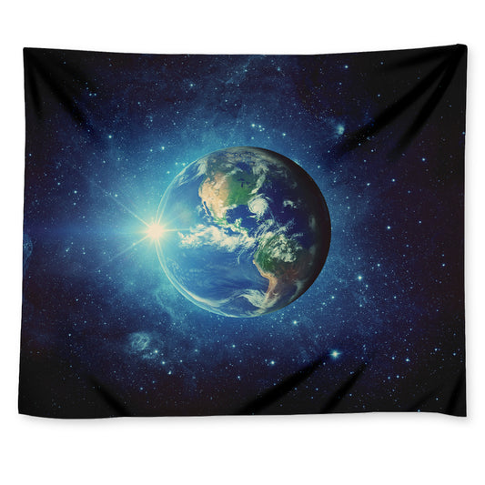 Earth And Space Print Tapestry