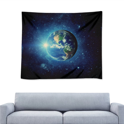 Earth And Space Print Tapestry