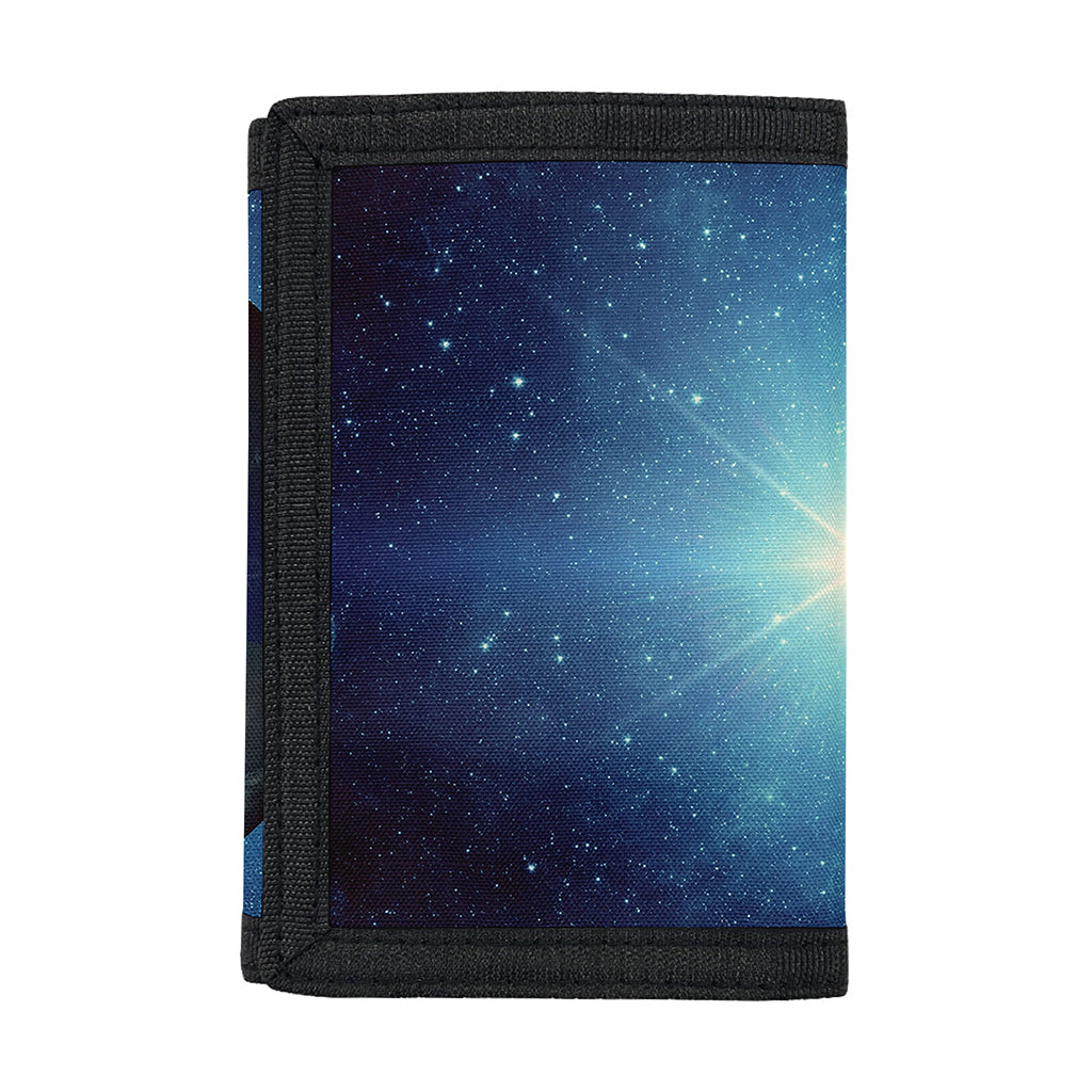 Earth And Space Print Trifold Wallet