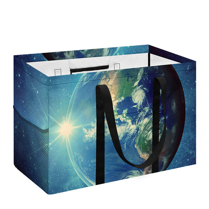 Earth And Space Print Utility Tote Bag