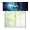 Earth And Space Print Window Valance