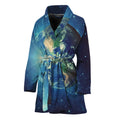 Earth And Space Print Women's Bathrobe