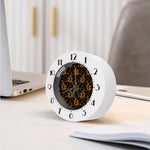 Eastern Dragon Pattern Print Alarm Clock