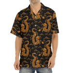 Eastern Dragon Pattern Print Aloha Shirt