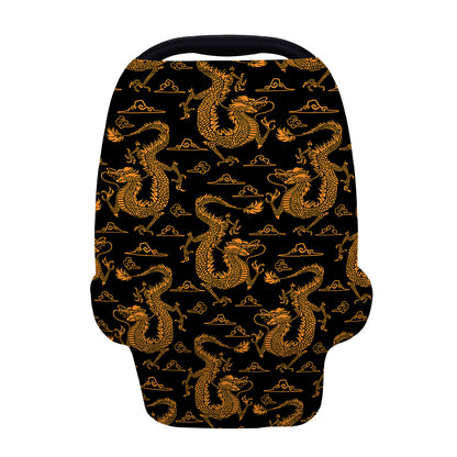 Eastern Dragon Pattern Print Baby Seat Cover