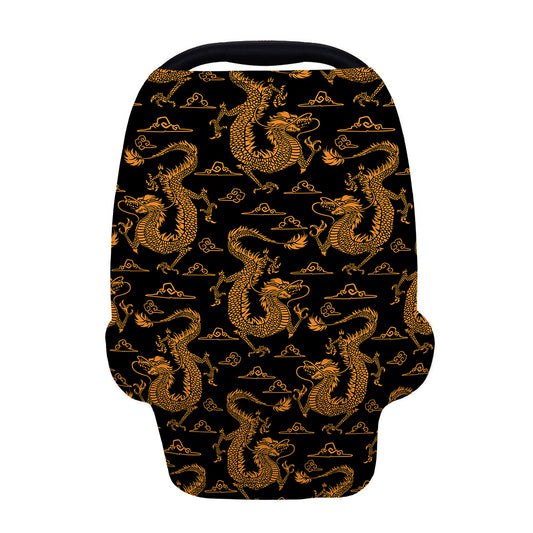 Eastern Dragon Pattern Print Baby Seat Cover