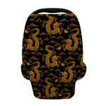 Eastern Dragon Pattern Print Baby Seat Cover