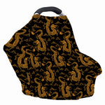 Eastern Dragon Pattern Print Baby Seat Cover