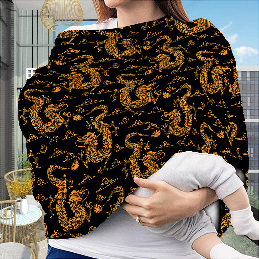 Eastern Dragon Pattern Print Baby Seat Cover