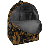 Eastern Dragon Pattern Print Backpack