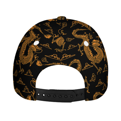 Eastern Dragon Pattern Print Baseball Cap