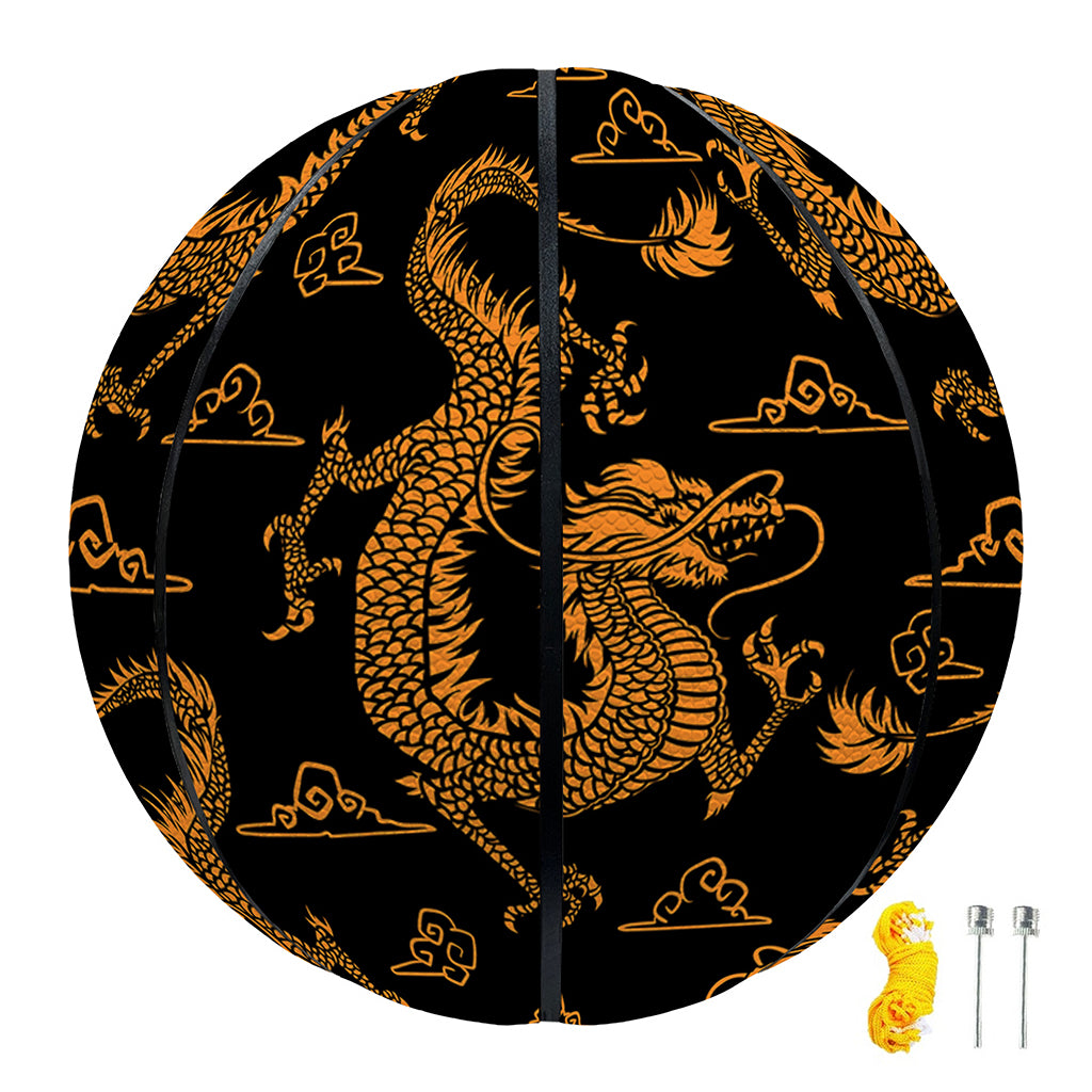Eastern Dragon Pattern Print Basketball