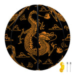Eastern Dragon Pattern Print Basketball