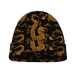 Eastern Dragon Pattern Print Beanie