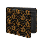 Eastern Dragon Pattern Print Bifold Wallet