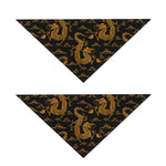 Eastern Dragon Pattern Print Dog Bandana