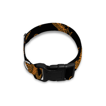 Eastern Dragon Pattern Print Dog Collar