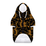 Eastern Dragon Pattern Print Dog Zip Up Hoodie
