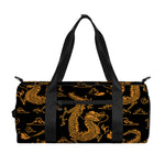 Eastern Dragon Pattern Print Gym Bag