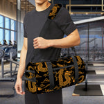 Eastern Dragon Pattern Print Gym Bag