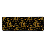 Eastern Dragon Pattern Print Long Kitchen Mat