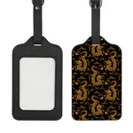 Eastern Dragon Pattern Print Luggage Tag
