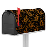 Eastern Dragon Pattern Print Mailbox Cover